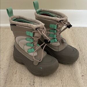 Kids North Face Waterproof Winter Snow Boots